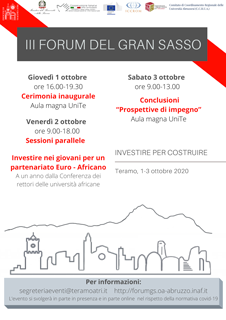 III Forum Gran Sasso Programma low