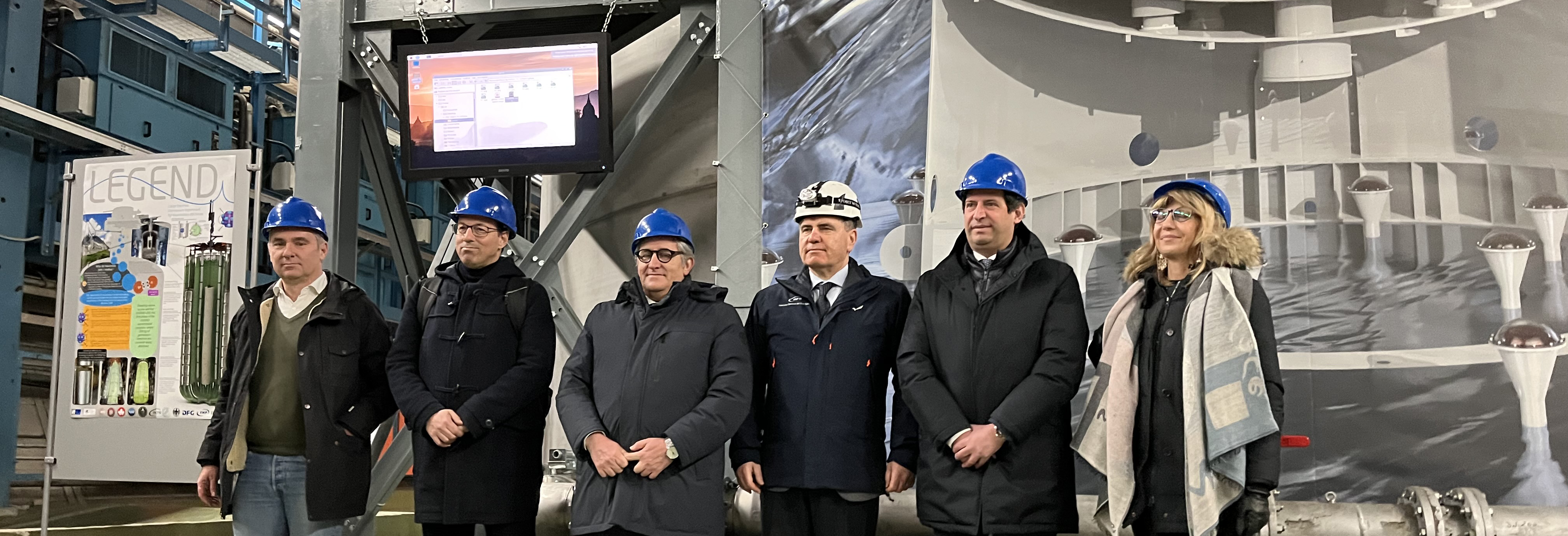 Gli Assessori Regionali Daniele D’Amario e Pietro Quaresimale ai Laboratori del Gran Sasso